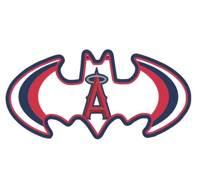 Los Angeles Angels of Anaheim Batman Logo iron on transfers